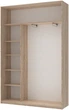 Шкаф купе Сити Лайт Doros Дуб сонома 2 Зеркала 150х45х225 см (42002038) - изображение 2