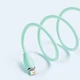 Кабель Baseus Jelly Liquid Silica Gel USB 2.0 to Lightning 12W 2.4A Fast Charging 2m Green (CAGD000106) - зображення 5