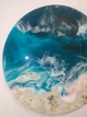 Картина эпоксидной смолой "Изумрудно-бирюзовое море " 35см - изображение 8