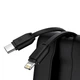 Павербанк Baseus Elf Digital Display 10000mAh 22.5W/5A Quick Charge для iPhone/Samsung/Xaomi/Huawei с кабелем Type-C/Lightning black - зображення 2