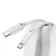 Павербанк Baseus Elf Digital Display 10000mAh 22.5W/5A Quick Charge для iPhone/Samsung/Xaomi/Huawei с кабелем Type-C/Lightning white - зображення 2