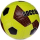 Мяч футбольный №5 PU ламинированная гибридная сшивка HYBRID SOCCERMAX FIFA (PU, Желтый-бордовый) (FB-3124_Желто-бордовый) - изображение 2