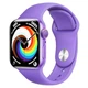 Смарт-часы Smart watch HW56 Plus Purple (уведомления, звонки, голос вызов. беспроводная зарядка) - изображение 1