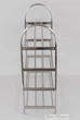 Полка для взуття Shoe Rack HPO56 67×56×23 см на 4 яруса металева хромована - зображення 4