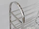 Полка для взуття Shoe Rack HPO56 67×56×23 см на 4 яруса металева хромована - зображення 5