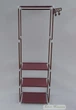 Стойка для одежды COSTWAY PB3 170×55×36 см з 3 полками коричневого цвета - изображение 2