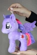 М'яка іграшка Поні Іскорка 22 см. Фіолетова ME Little Pony - зображення 1
