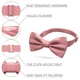 Бабочка Bow Tie House большая атласная Dusty Rose 10347L - изображение 2