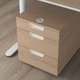 Комод на колесах IKEA GALANT білений дубовий шпон (803.651.52) - зображення 2