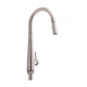 Смеситель для кухни Qtap Evicka с выдвижным изливом QTEVI91103UN Brushed Nickel PVD - изображение 1