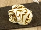 Статуэтка Дайкоку с крысами Netsuke charm Гипс 4x2.9x2.2 см (00684) - изображение 11