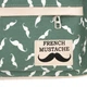 Рюкзак городской Can Vas Усы Mustache 42х29х12 см Бирюзовый Бежевый Синие полоски (22488) - изображение 4