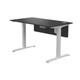 Стіл з регульованою висотою E-table UNIVERSAL 5003B - Чорний / Білі ніжки - изображение 8