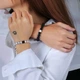 Комплект парних браслетів Ringu 15 см білий, чорний - зображення 3