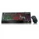 Клавиатура с подсветкой + мышка LED GAMING KEYBOARD+Mouse UKC M 710. черный - изображение 2