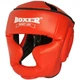 Шлем тренировочный каратэ BOXER Элит L кожа красный - изображение 1