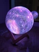 Настольный светильник космос Magic 3D COLOR Moon Light с пультом - изображение 3