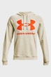 Чоловічий бежевий худий UA Rival Fleece Big Logo HD Under Armour XXL 1357093-279 - зображення 5