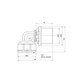 Уголок пресс Icma 26х3/4" ВР №405 - изображение 2