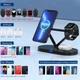 Док-станция Acefast 3в1 Magnetic Wireless Charger для iPhone 14/13/12 MagSafe, Apple Watch, AirPods Pro, AirPods 2/3 black - изображение 2