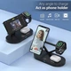 Док-станция Acefast 3в1 Magnetic Wireless Charger для iPhone 14/13/12 MagSafe, Apple Watch, AirPods Pro, AirPods 2/3 black - изображение 6