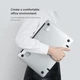 Подставка для ноутбука Nillkin Bolster Portable Stand Zinc Alloy - Gray - изображение 6
