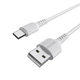 Кабель USB BOROFONE BX16 Easy Type-C (2A) (1M) Білий - зображення 1