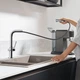 Cмеситель для кухни с выдвижной лейкой HANSGROHE Talis M54 хром латунь 72845000 - изображение 2