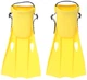Ласты детские для плавания и фридайвинга Intex Small Swim Fins р.35-37 Жёлтые (55936) - изображение 3