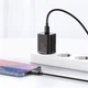 Сетевое зарядное устройство с входом Type-C BASEUS Super Si quick charger (1Type-C, 3A/30W, PD/QC). Black - изображение 3