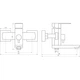 Змішувач для ванни Globus Lux Sorento SQ-102NHR - зображення 4