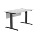 Стіл з регульованою висотою E-table UNIVERSAL 5021W - Білий / Чорні ніжки - изображение 4