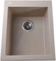 Кухонная мойка гранит GLOBUS LUX Lama 410x500 песочный - изображение 1