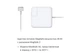 Блок Питание для MacBook 45W DXtech Зарядка для MagSafe 2 Зарядка для ноутбука White - зображення 4