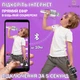 Мікрофон караоке Magic Karaoke YS-97 Срібний безпровідний 5в1 Функція Bluetooth Колонки Rec Фонограма Зміна голосу Дует Бас та Шумопоглинання 7 год роботи Пасивна мембрана Динаміки 2х7 Вт з Курсом по вокалу Новий з дефектом б/в - зображення 10