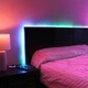Кольорова LED стрічка вологозахищена 12V 14.4W 5050 WHITE PCB RGB IP65 1m (BY-009/60) - изображение 3