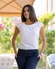 Блуза Fashion Girl "Motylek" 42 білий - зображення 5