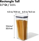 Емкость для хранения 16х10,5х32 см, 3,5 л OXO 11234400 - изображение 2