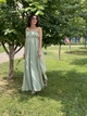 Женское длинное платье из шифона Poliit 8853 ментоловый 42-44 - изображение 9