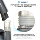 Маска для плавания Seagard Easybreath Profi L/XL панорамная с креплением для камеры Серый - изображение 5