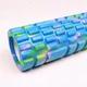 Массажный валик 30 см FitMagic Grid Roller M1.11 Multi для фитнеса и йоги голубой - изображение 3