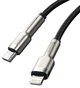Кабель для зарядки телефона/ смартфона Baseus Type-C - Lightning 2 А 2 м Черный/ Серый (CATLJK-B01) - изображение 4