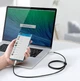 Кабель для зарядки телефона/ смартфона Baseus Type-C - Type-C 5 А 2 м Черный/ Серый (CATJK-D01) - изображение 7
