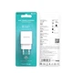 Зарядне мережеве BOROFONE BA20A Sharp (1USB 2.1A) Білий - изображение 2