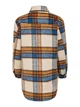 Куртка ONLY ONLDEENA-KAWI L/S CHECK SHACKET PNT S Бежевый 15235844-Oatmeal-Checks:Ariabian Spice/Honey Musta - изображение 5