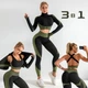 Жіночий компресійний костюм Triple green Рашгард топ легінси 3в1 М - зображення 1