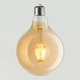 Лампа Едісона світлодіодна Horoz Electric RUSTIC GLOBE-6 6W КУЛЯ E27 FILAMENT - зображення 1