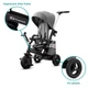 Rower trójkołowy Kinderkraft Easytwist Platinum Grey (KKRETWIGRY0000) (176375) - obraz 7