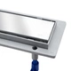 Трап линейный для душа Q-TAP Dry 700мм с сухим затвором хром QTDRYTILE304700 - изображение 3
