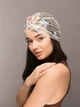 Тюрбан женский красивый из гипюра D.Hats с вышивкой - изображение 1